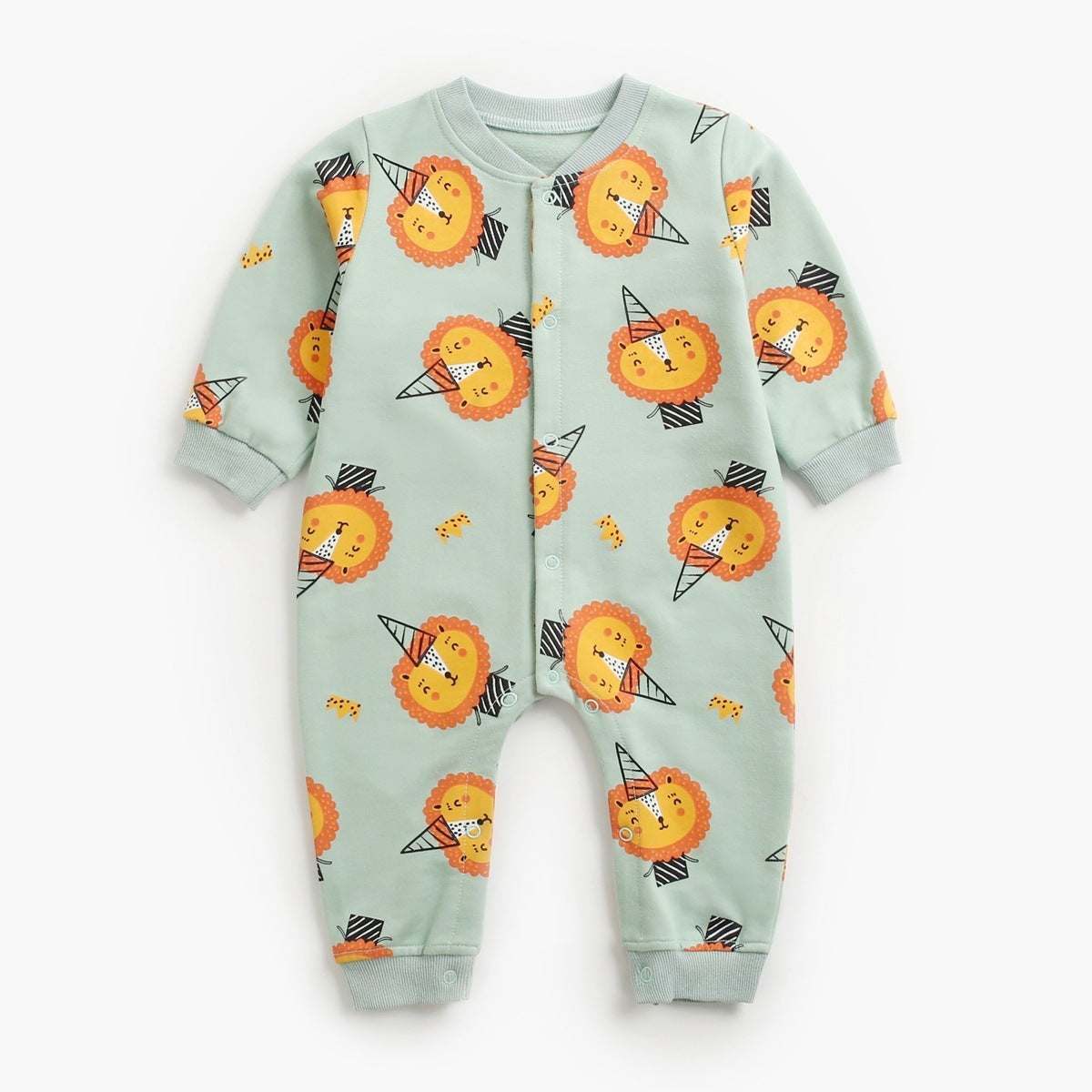 One-piece Spring And Autumn Baby Clothes Cartoon Long-sleeved