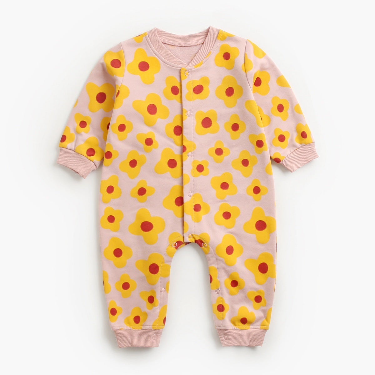 One-piece Spring And Autumn Baby Clothes Cartoon Long-sleeved